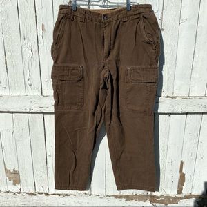 Duluth Trading Company Cargo Work Pants 100% Cotton Size 38/32